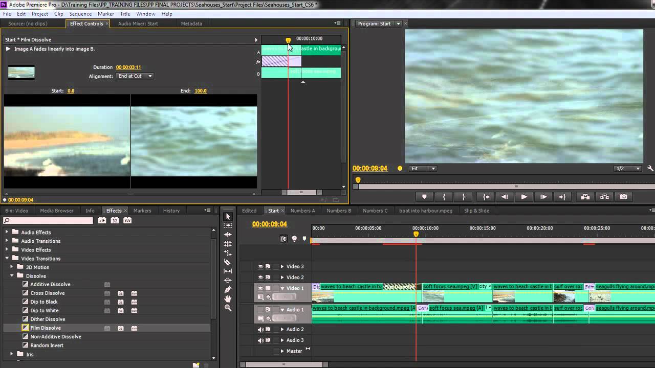 Transitions In Adobe Premiere